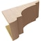 Ekena Millwork 10"W x 20"D x 10"H Wide New Brighton Rough Cedar Woodgrain TimberThane Corbel, Primed Tan CORUR10X20X10NEBRCPR - alternate 2